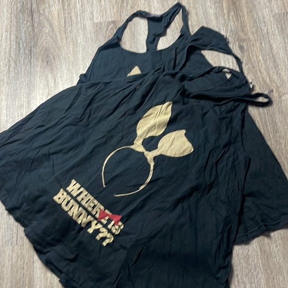 Wild Fox Racer Back Black Tank Top Multiple Sizes - Picture 6 of 10